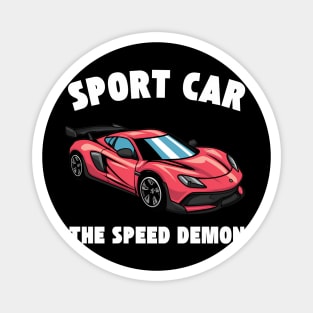 Sport Car The Speed Demon Magnet